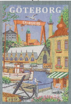 Göteborg kökshandduk 35X50 - Ekelunds Linneväveri