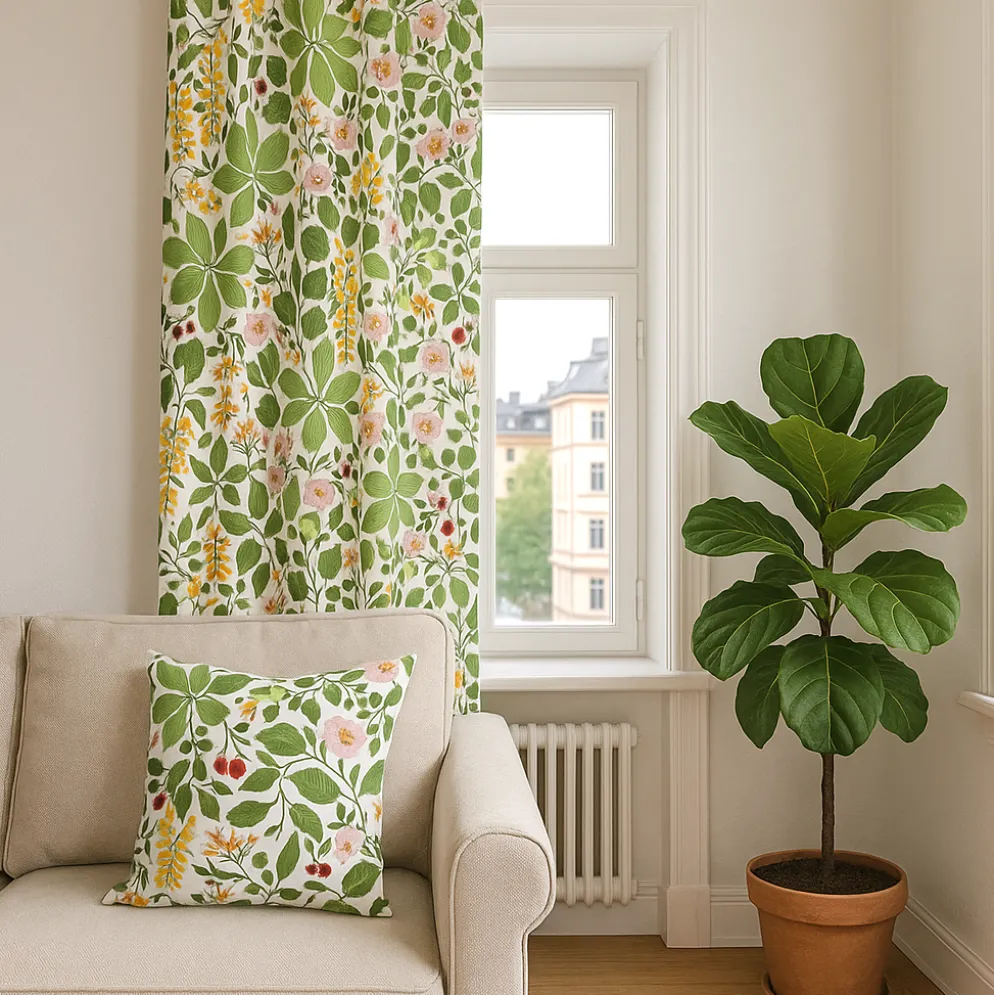 Haga multi blommigt kuddfodral