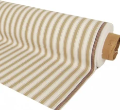 Harlow beige-vit randigt tyg