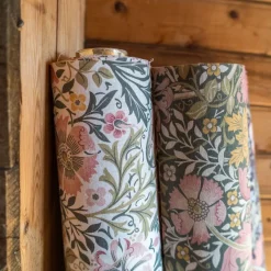 Harmony vit-rosa tyg