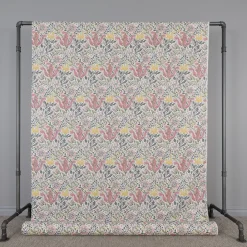 Harmony vit-rosa tyg