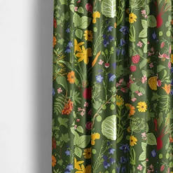 Hedemora grön gardin