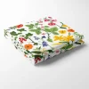 Hedemora vit blommig bordsduk