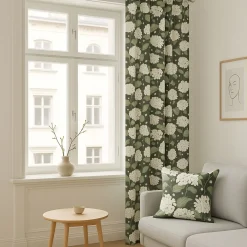 Hortensia grön gardiner