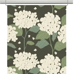 Hortensia grön panelgardiner