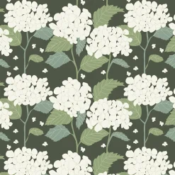 Hortensia grön tyg