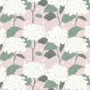 Hortensia rosa tyg