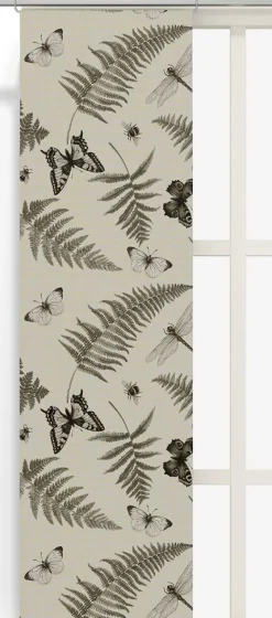 Humlan beige panelgardiner