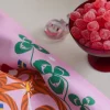 Hurra, hurra, hurra! kökshandduk rosa