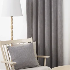 James grå gardiner – Modern linne-look med lyxigt fall