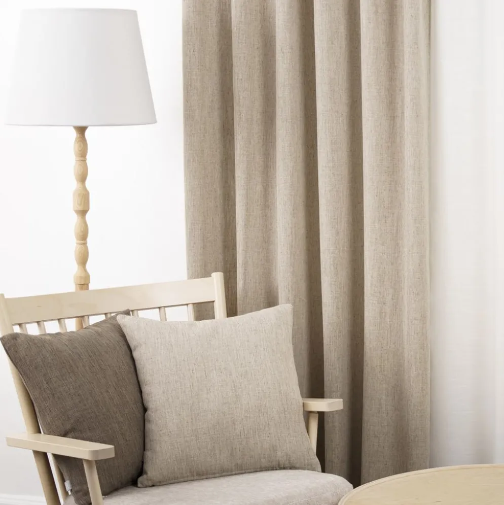 James linne gardiner – Modern linne-look med lyxigt fall