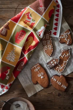 Julhuset kökshandduk - Almedahls