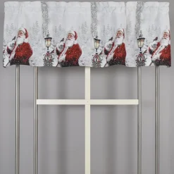 Julstämning gardinkappa metervara med klassiskt tomtemotiv