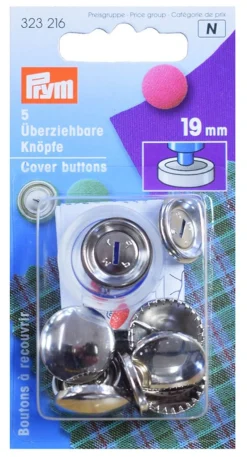 Klä-på-knapp 19 mm