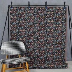 Leksand mini svart jacquard