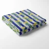 Lemon stripe bordsduk
