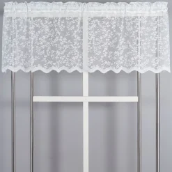 Lize offwhite spets kappmetervara 50 cm – romantisk gardinkappa