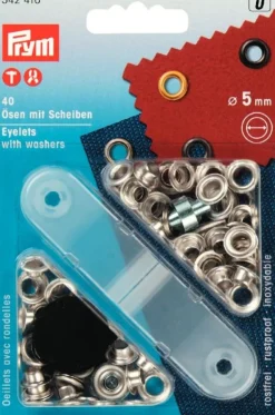 Öljetter 5mm silver