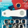 Öljetter 11mm silver