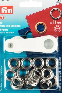 Öljetter 11mm silver