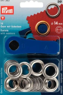 Öljetter 14mm silver