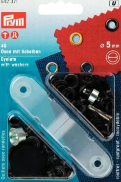 Öljetter 5mm svart