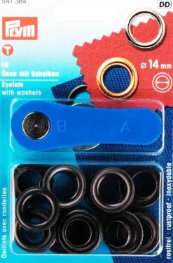 Öljetter 14mm svart