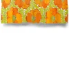 Love grön-orange gardinkappa metervara