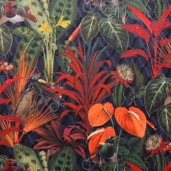 Lyx sammet dark jungle