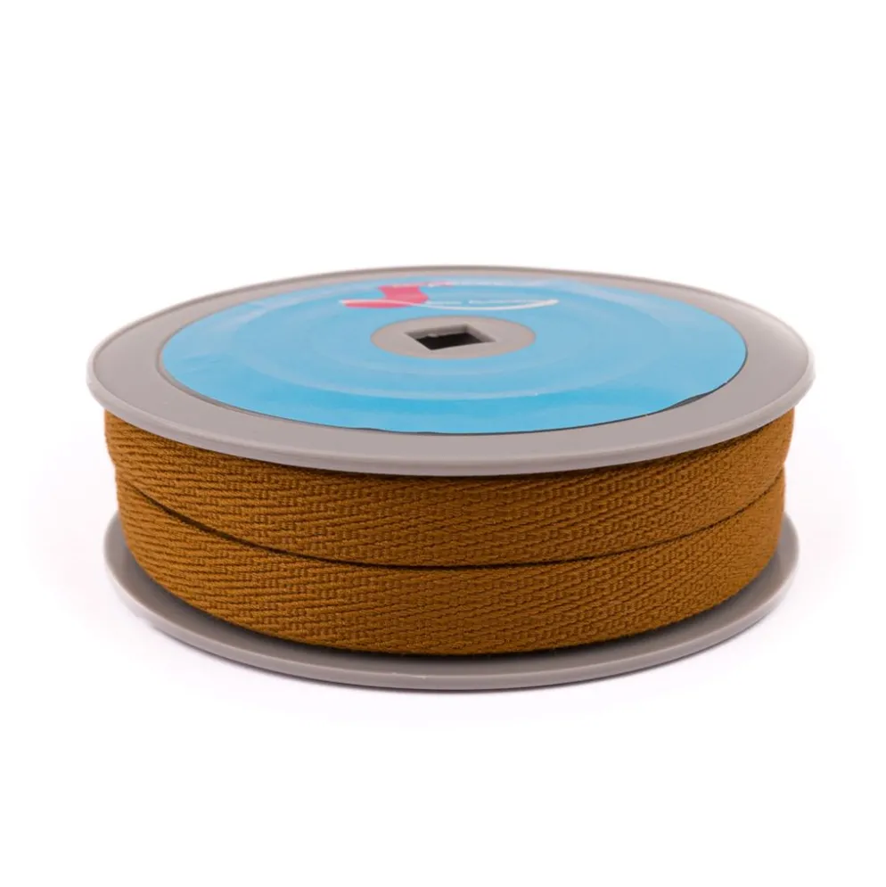 Möbelband slät ockra 15mm