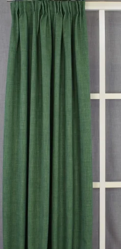 Milo grön gardiner – Tidlös design med fin struktur