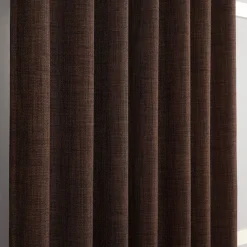 Milo mörkbrun gardiner – Tidlös design med fin struktur