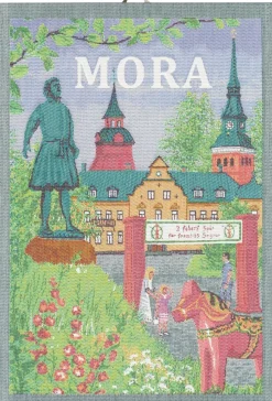 Mora kökshandduk 35X50 - Ekelunds Linneväveri