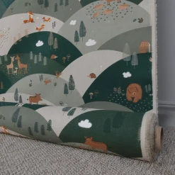 Mountain forest animals tyg