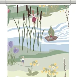 Naturens lycka pastell panelgardiner