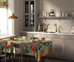 Ängsdröm beige-multi bordsduk