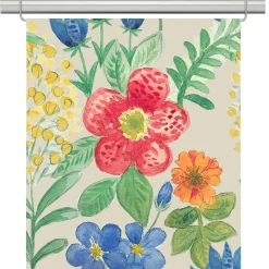Ängsdröm beige-multi panelgardiner
