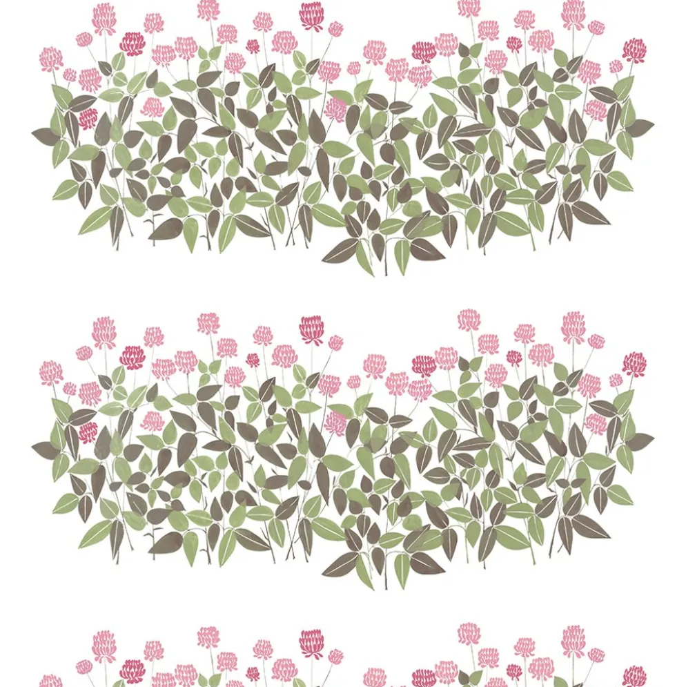 Ängsmark rosa tyg