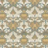 Opulence tyg -Slingrande blad, blommor och ornament