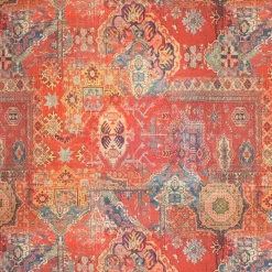 Oriental tyg - mönstrat tyg inspirerat av klassiska orientaliska mattor