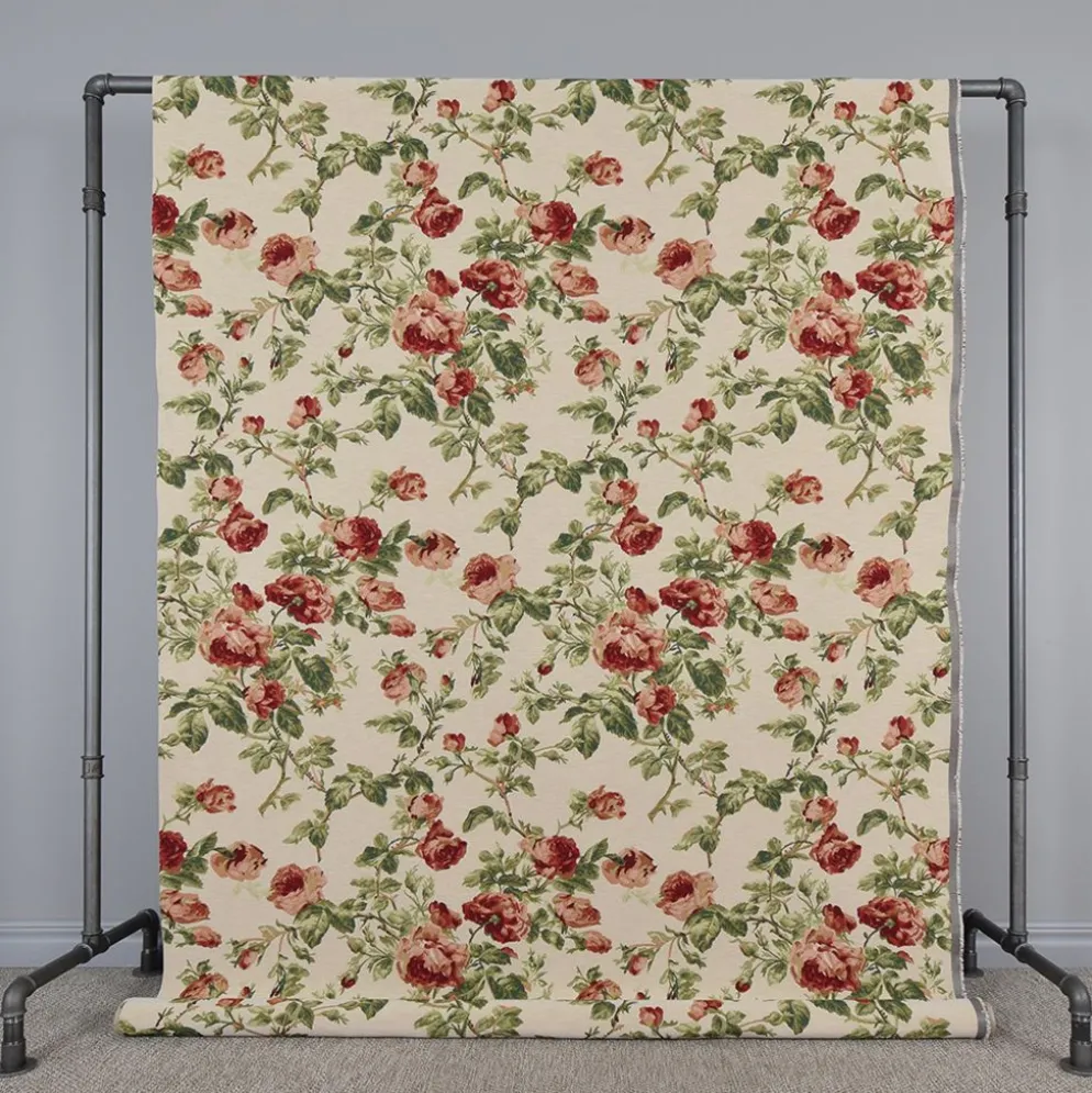 Orlenas beige möbeltyg