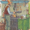 Pannkakor kökshandduk 40X60 - Ekelunds Linneväveri