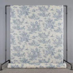Pastorale tyg med Toile de Jouy mönster