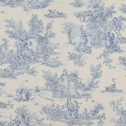 Pastorale tyg med Toile de Jouy mönster
