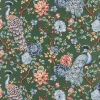 Peacock garden grön gobeläng