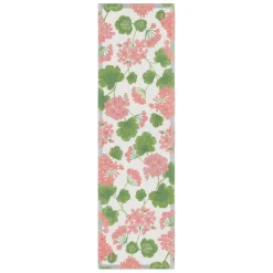 Pelargonia löpare 35X120 - Ekelunds Linneväveri