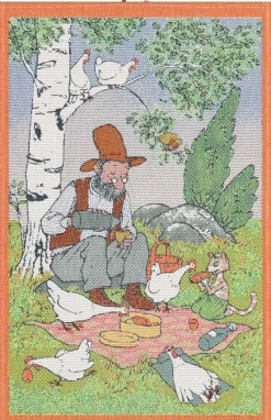 Picknick kökshandduk 40X60 - Ekelunds Linneväveri