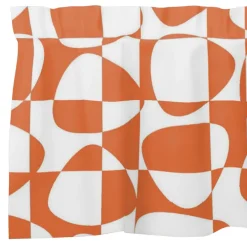 Pix orange gardinkappa metervara