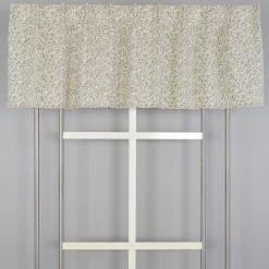 Ramas beige gardinkappa metervara med kvistar och blad