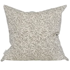 Ramas beige kuddfodral med kvistar och blad